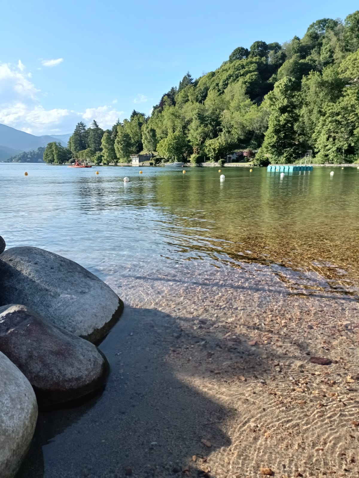 Zona sicura del lago